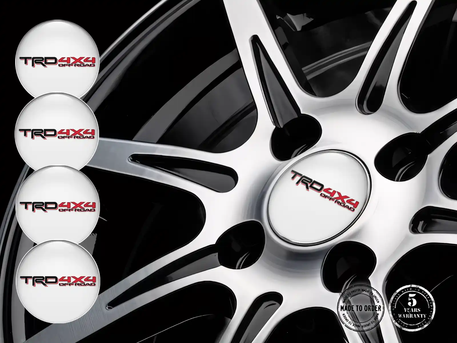 Toyota TRD Pegatinas Silicona Pro Racing Cuántico